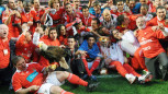 Foto: ''Benfica'' pēdējā kārtā nodrošina Portugāles zeltu
