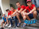 Foto: Otrā <i>Exel</i> bēnu vasaras florbola nometne